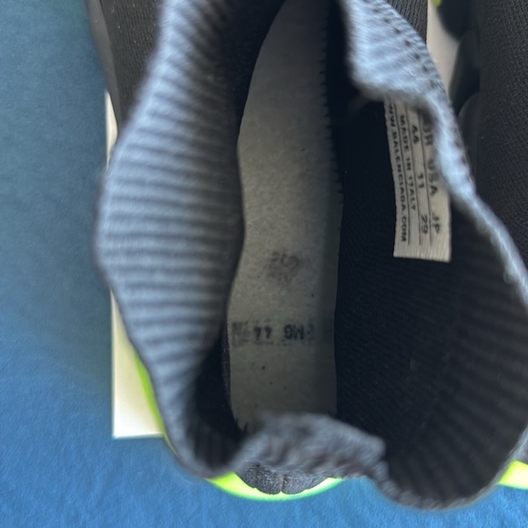 Balenciaga Black and Clear Neon Yellow Speed Trainer Size 44 or US 11 - Picture 6 of 7